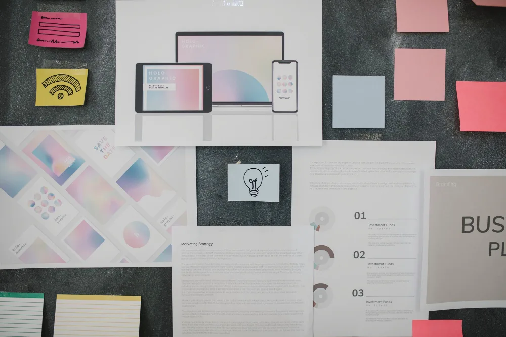 Identyfikacja wizualna firmy - przykłady elementów marki - Idea For Design
