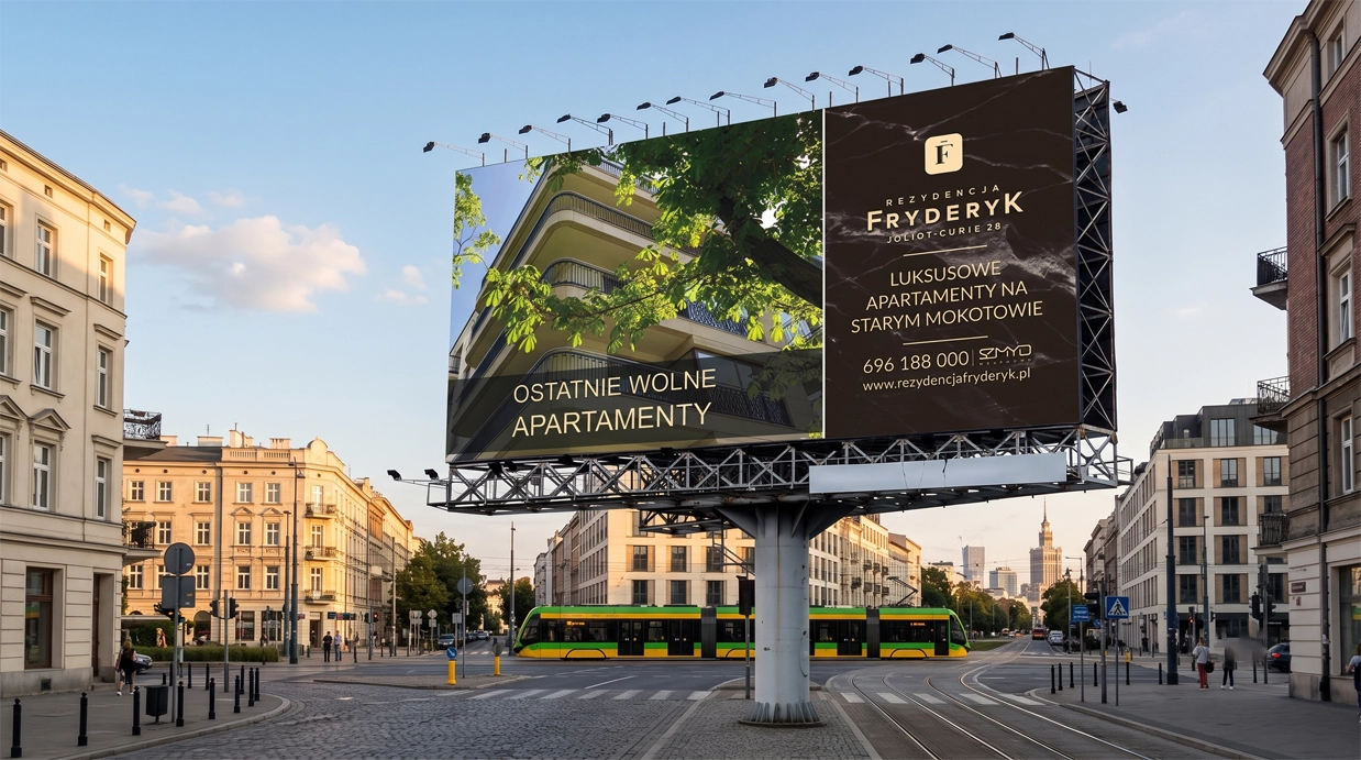 Billboard dla dewelopera - Rezydencja Fryderyk