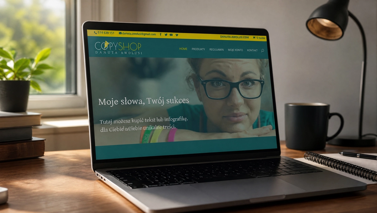 Danuta Awolusi copywriter website - portfolio and reviews