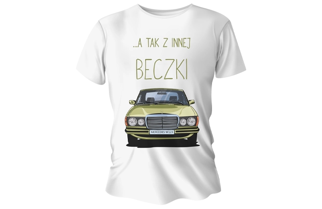 Mercedes Beczka W124 – ilustracja